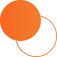 Orange double circle icon