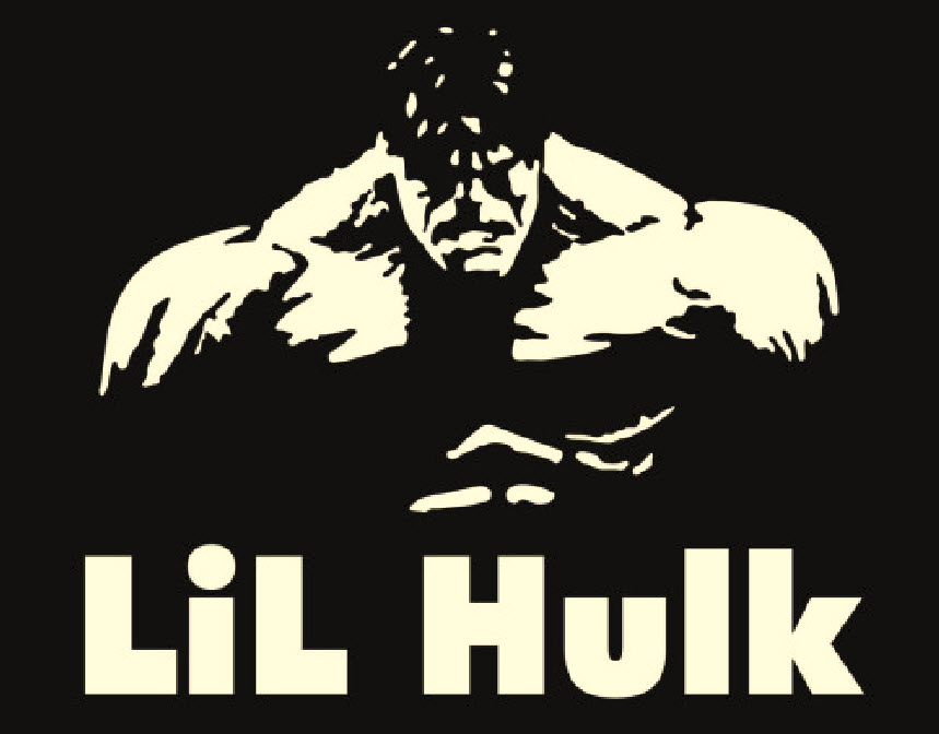 Graphic of Hulk with 'LiL Hulk' text