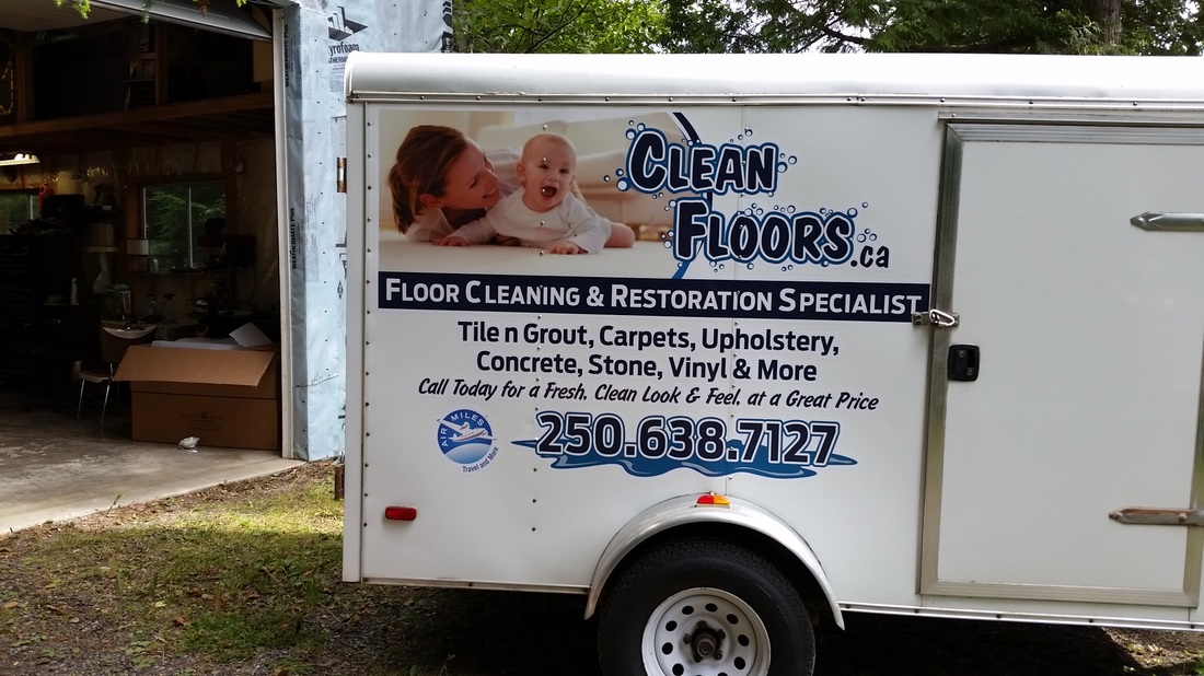 Clean Floors .ca business trailer